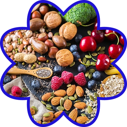 Zinc, iron, iodine, magnesium, manganese, and cobalt