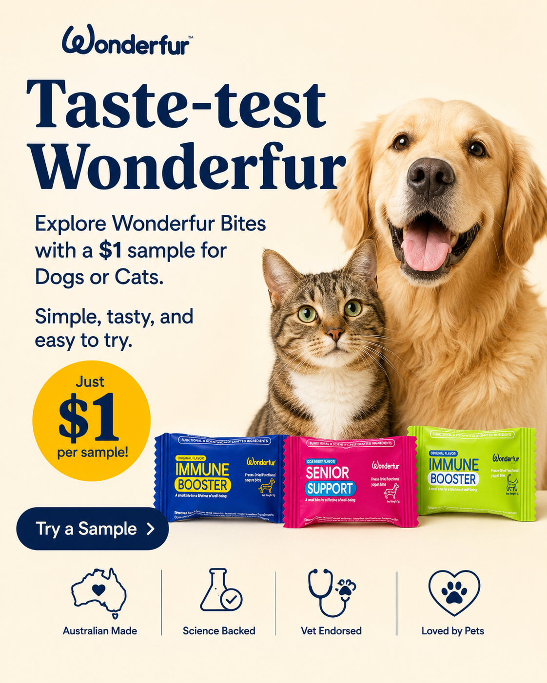 Wonderfur $1 Sample