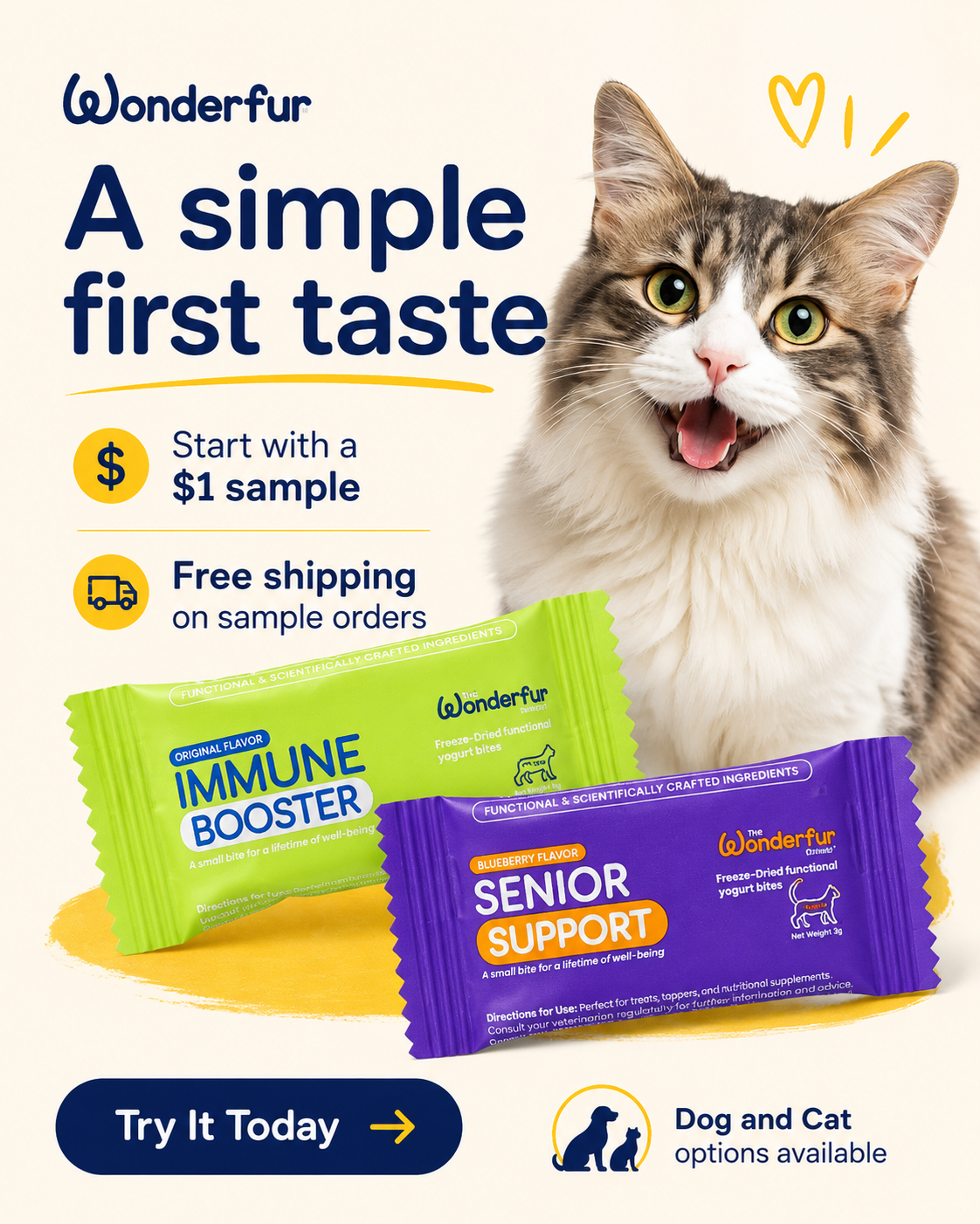 Wonderfur $1 Sample